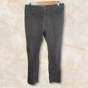 Travis Mathew Corduroy Pants Mens Size 33x31 ? Grey Five Pockets